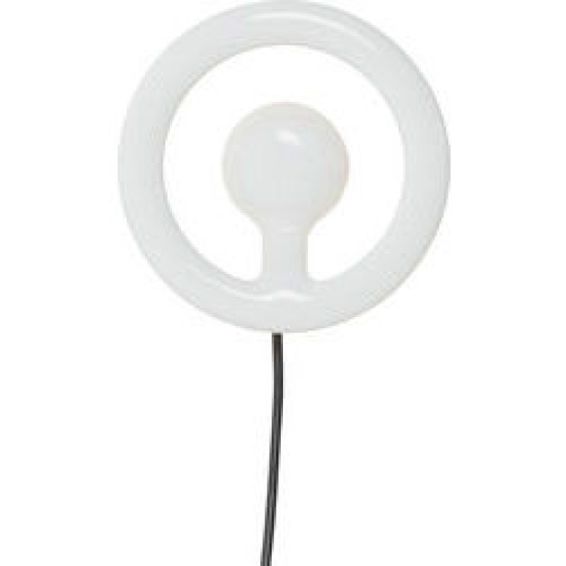 Wall Light Clip Round White LED